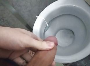 Morning pee with a boner