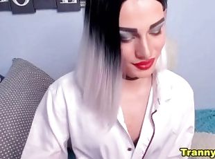 asiático, transsexual, anal, tiro-ao-alvo, brinquedo, transsexual-tranny, penetração-de-braço, bdsm, travesti, dildo