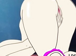 milf, japoneza, animatie, hentai, lapte