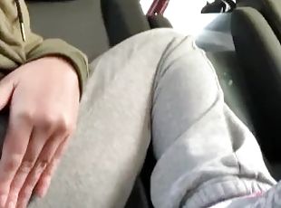 clitoris, masturbaatio, orgasmi, pillu-pussy, typykät, koosteet, auto, pov, blondi, fetissi