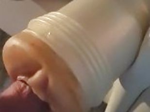 Teasing my fleshlight fuck toy