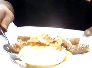 muggzdoggz cooking breakfast flashing cock