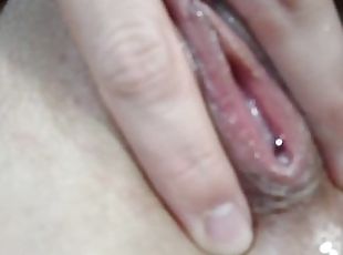 Wet pussy, wet after cummed. Caiu na net