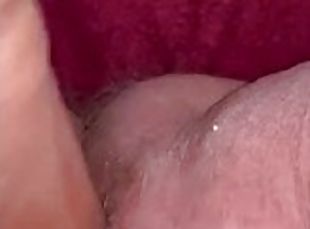 Ftm fucks his creamy pussy