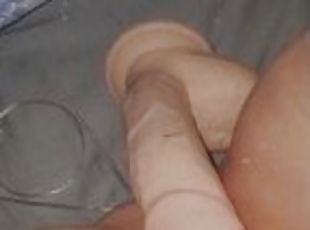 plaukuotas, masturbavimasis, putytė, mėgėjai, žaislas, bbw, dildo, solo