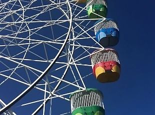 WHENEVER YOU THINK OF FEET - THINK OF ME - MANLYFOOT - FUN AT THE FAIR - FERRIS WHEEL FOOT FETISH????