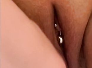 Bath time masturbation