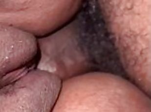 Big black dick fucks phat wet pussy