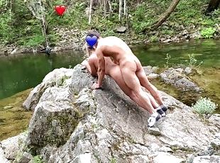 Real couple caught having sex on hike