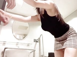 asiatique, public, amateur, fellation, ejaculation-sur-le-corps, japonais, branlette, toilette, réalité