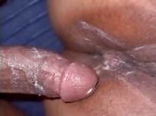 masturbation, orgasme, amateur, anal, ébène, ejaculation-interne, belle-femme-ronde, fétiche