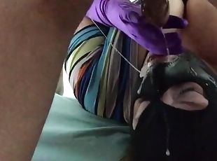 Masked Slut Total Throat Submission