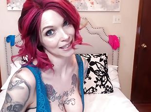 Alternative MILF Anna Bell Peaks Masturbating - solo