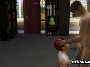 IL ME BAISE SAUVAGEMENT AVEC SA BELLE GROSSE BITE SANS CAPOTE  HENTAI GAY YAOI - ANIM SIMS4