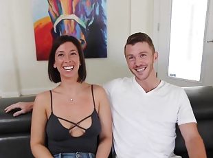 New Shredded Teen Chris Gets A Shot At Big Titty Lacey! - College