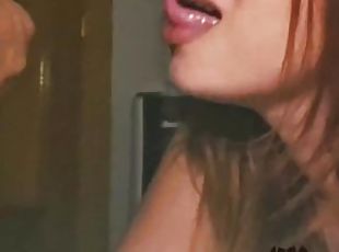 femme, amateur, babes, fellation, latina, salope, ejaculation, bite, sucer