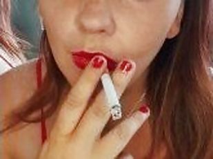 Smoking close up - Join my Onlyfans (@PhoebeSmokes) Over 6000 Picture and 750 Videos - No PPV