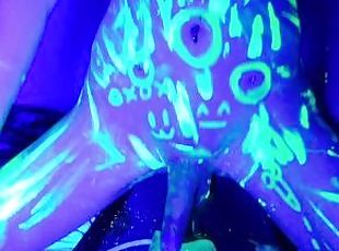 Trans Girl Fucked By Glow In The Dark Monster Cock