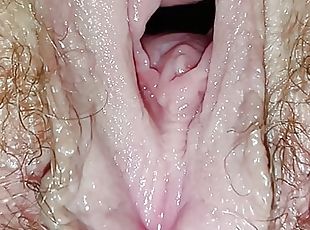 clitoris, karvainen, masturbaatio, orgasmi, pillu-pussy, vaimo, amatööri, kypsä, milf, kotitekoinen