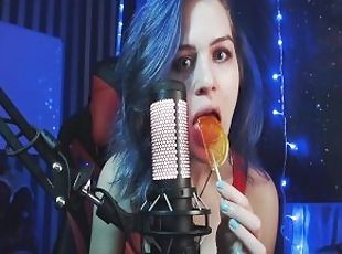 ASMR LOLIPOP LICKING ????