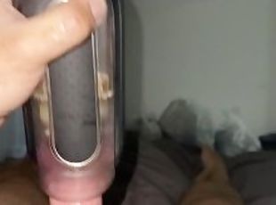 ** FIRST VIDEO ** Amateur Male Masturbation With Fleshlight