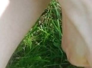 Part 4(cumshot scene!)- Femboy Public Anal and Cumshot on Feet In The Woods