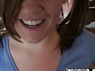 MOFOS - Pig tail teen Ashlynn Leigh gives up the ass to her bf
