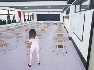 Naked Risk 3D [Hentai game PornPlay ] Exhibition simulation in public building