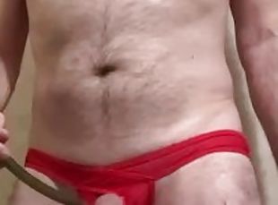 Cloudy Red Underwear