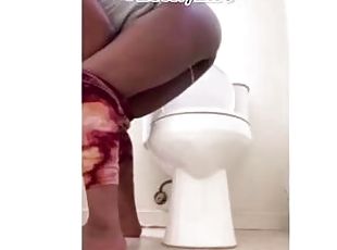 Girl Stands To Pee