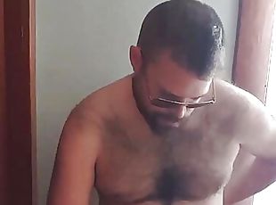 Pai, Gordo, Peluda, Masturbação, Pénis grande, Gay, Bbw, Sozinho, Paizinho, Musculado