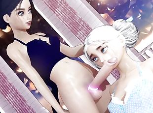 munniga-naine, anaal, suhuvõtmine, ladyboy, pov, anime, hentai, 3d, munn