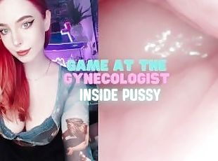 ekstrem, fisse-pussy, fingering, rødhåret, fetish, hospital, våd, gynækologisk-undersøgelse