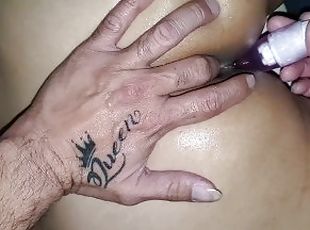 Role-playing with Mexican milf ended in Anal Creampie ????