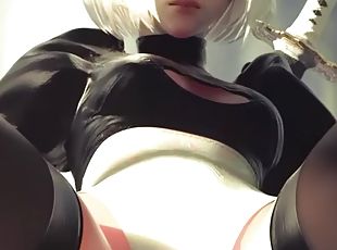 YoRHa 2B Ass Queen JOI Nier Automata Booty Focus 3D Anal SFM Anime Butt