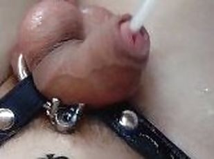 Hardcore negative Chastity cum