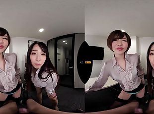 Shameless asian whores crazy VR scene