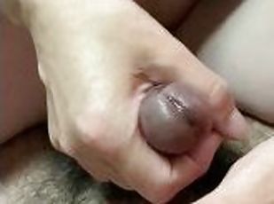 asiatisk, strømpebukse, kone, amatør, eldre, cumshot, milf, hjemmelaget, handjob, truser