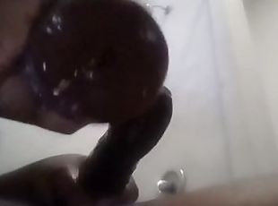 BBC Dick Sleeve Fuck  Tight Ebony Pussy Fleshlight ????????