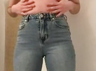 pisser, amateur, lesbienne, ados, jouet, pute, solo, jeans, sexe-habillé, petits-seins