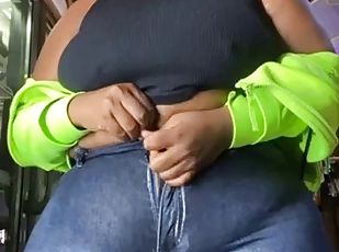 Striptease south african bbw at work