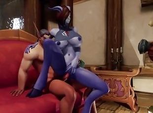 Elf and Draenei Pornstar sex Photoshoot  Warcraft Porn Parody