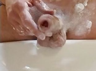 Shaving, Big Cum, Solo Man, Jerk Off, Close Up, Dick, Masturbation, Amatorial, Homemade, Gay