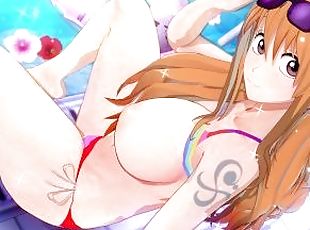 cul, gros-nichons, point-de-vue, anime, hentai, 3d, seins, bout-a-bout