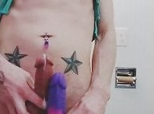 amatør, cumshot, homofil, cum, søt, fetisj, alene, tattoo