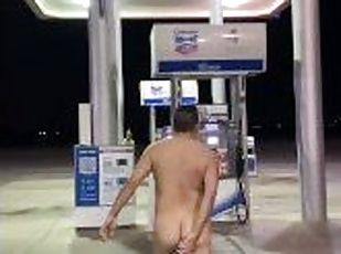 Filling Myself At The Gas Station