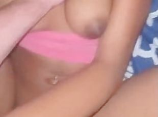 Sexy ebony enjoying my dick ????