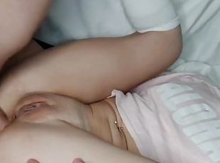 She drives me crazy! Gentle real anal sex
