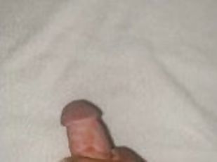 Stroking my BBC till i cum