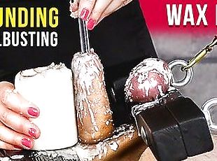 Urethral Sounding with Ballbusting and Wax Play – Femdom  Era